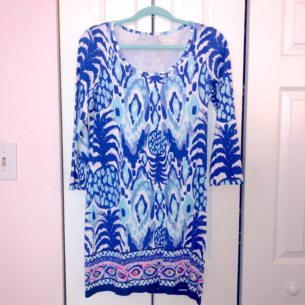 Lilly Pulitzer 3/4 sleeve cotton casual dress